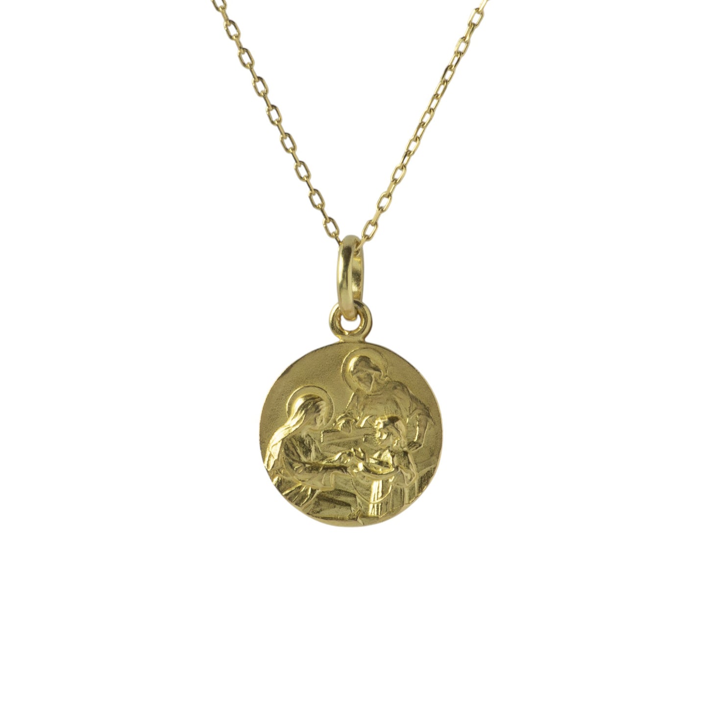 Medalla Sagrada Familia Oro 18K